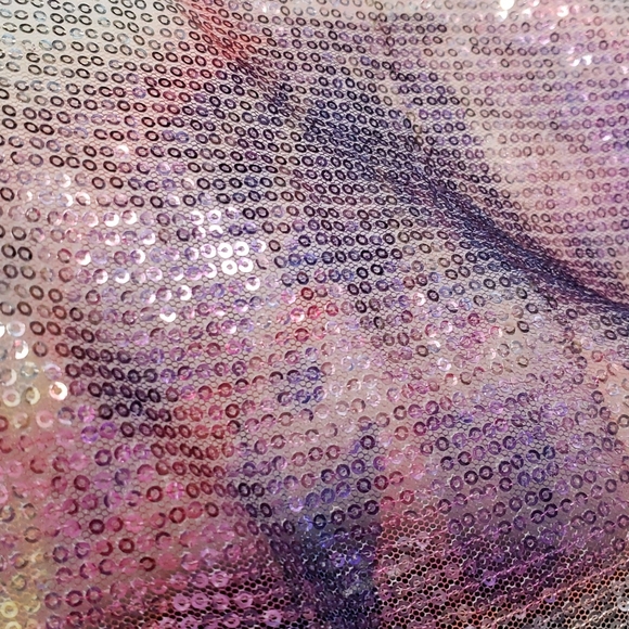 Y2k Sequin Butterfly Mesh Tank Cami Medium Fairycore - Picture 7 of 8